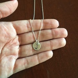 "J" initial never worn necklace