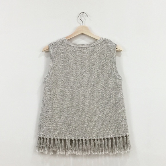 SINCERELY JULES • Tulum knit tank with fringe - Picture 2 of 4