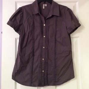 Old Navy, ruffled button-up blouse