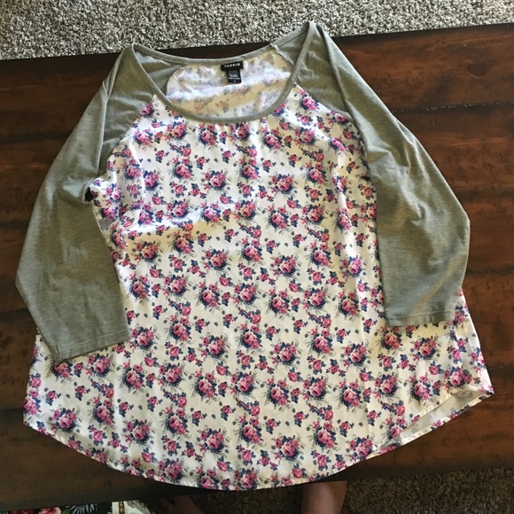 3/4 length sleeve top