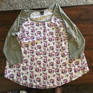 3/4 length sleeve top