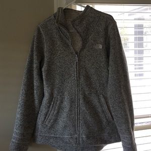 North face heavy zip up