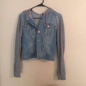 Divided jean jacket