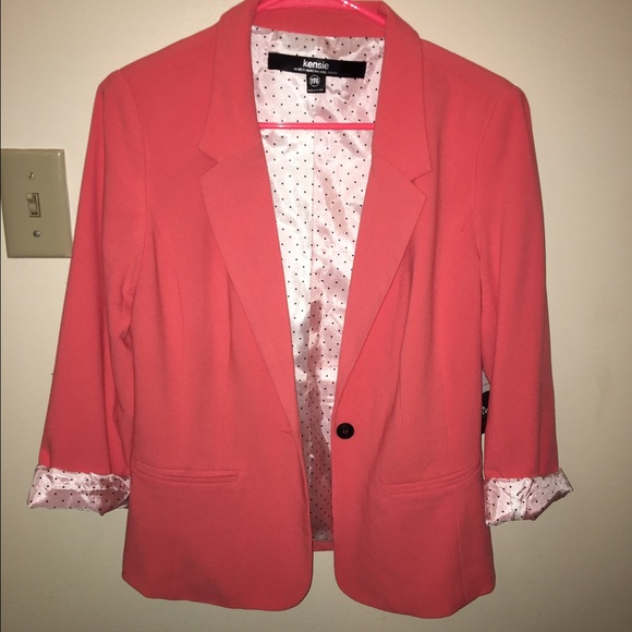 Kensie Jackets & Blazers - Coral kensie blazer!