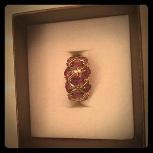 14k Gold & Garnet Ring