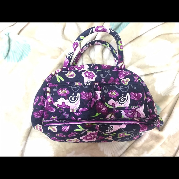 cute little makeup hand bag with wallet
