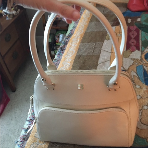 EUC Kate Spade Cream Wellesley Rachel Leather Bag