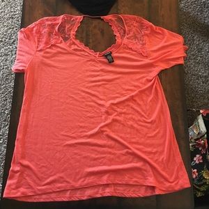 Pink short sleeve t-shirt