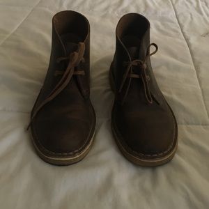 Clark desert boots size 7