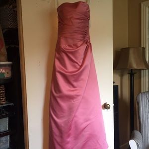 Bill Levkoff Pink Bridesmaid Dress