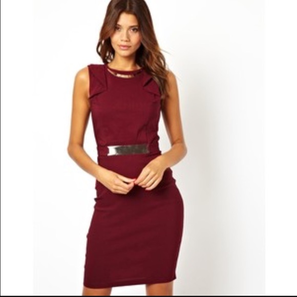 Perfect holiday dress!! Cut Out Pencil Dress.