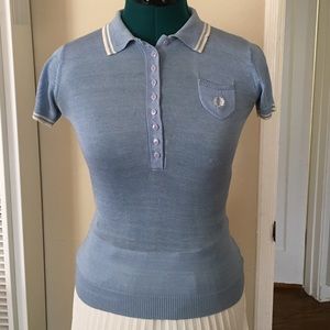Fred Perry knit polo top