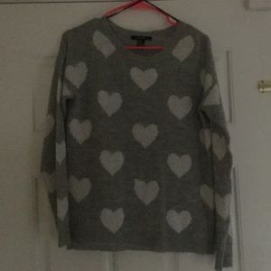 Forever21 Heart Sweater