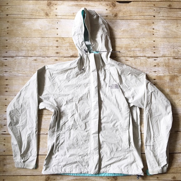 The North Face Jackets & Blazers - Off white/turquoise HYVENT DT North Face jacket S