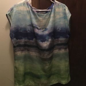 Liz Claiborne Clouds Blouse Petite Large