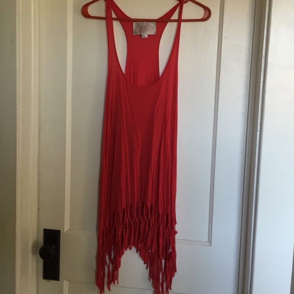 Fringe tank top