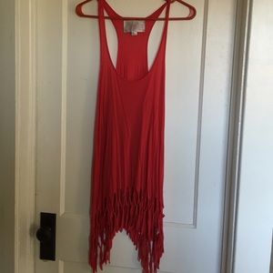 Fringe tank top