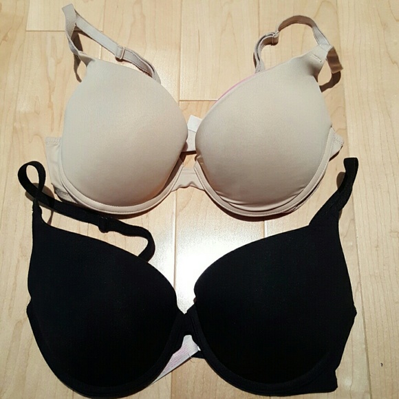 PINk Victoria's Secret push up bras 34C set of 2