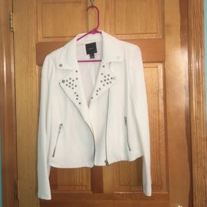 White Studded Jacket