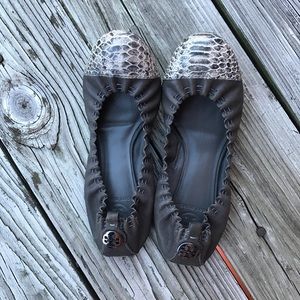 Tory Burch Abbey Cap Toe Flats