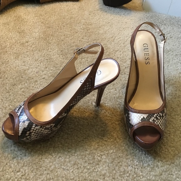 Snakeskin heels