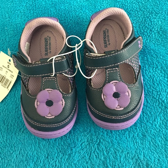 Surprize by Stride Rite Girls Blue//Purple with Memory Foam Shoes Size 11 NWT