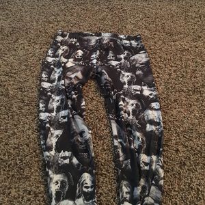 The Walking Dead Leggings Size Large