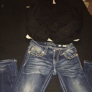 Miss me jeans and Me Jane coat