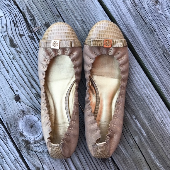 Tory Burch Abbey Cap Toe Ballet Flats