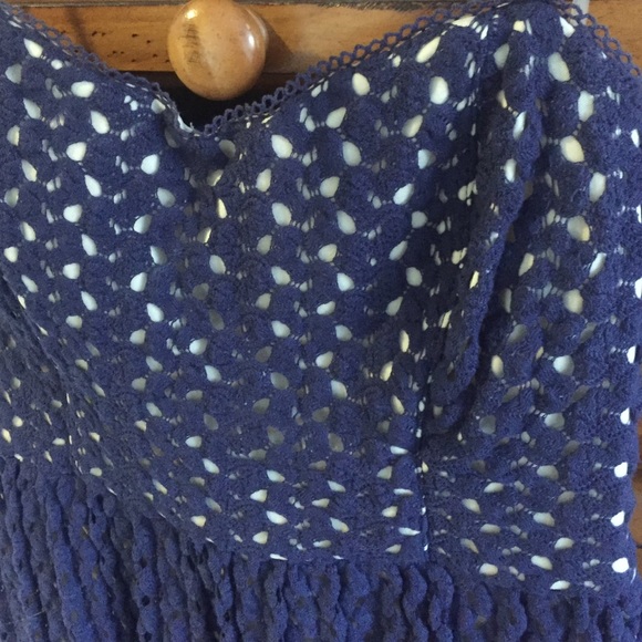 Navy blue dress-- perfect for spring & summer - Picture 2 of 2