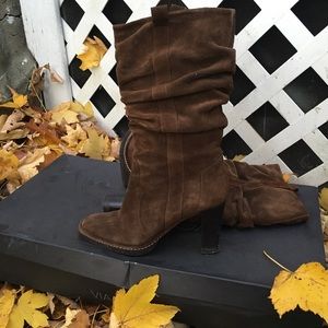 Via Spiga Slouchy Suede Boots