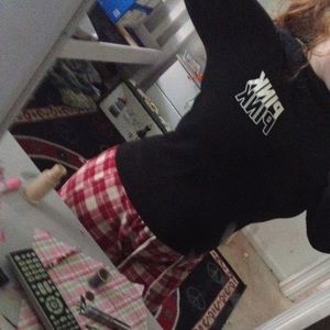 VICTORIAS SECRET BLACK HOODIE