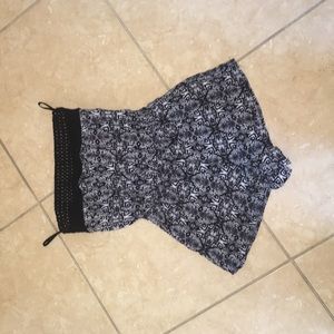 Strapless romper