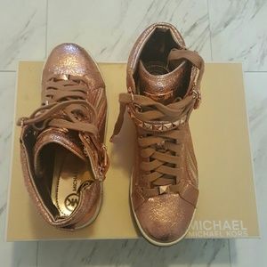 Glam Studded High Top Sneakers