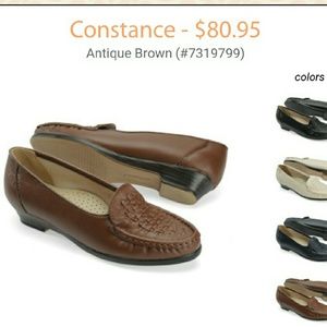 Softspots Constance Antique Brown loafer.
