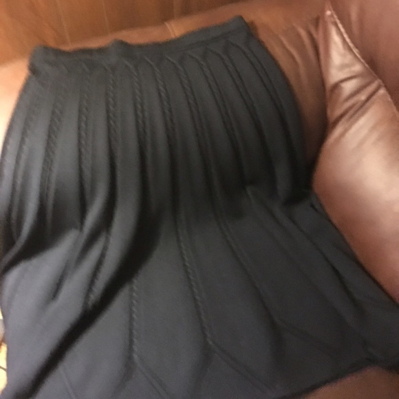 ST. Collection Knit Blue Skirt