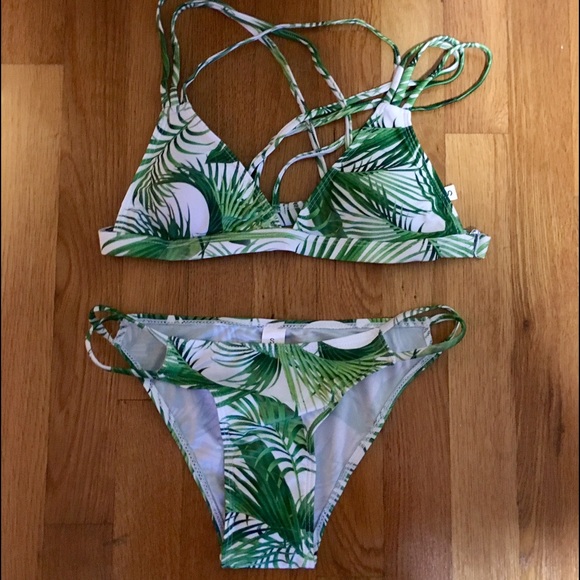 Tropical Strappy Bikini