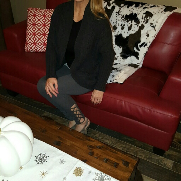 -LAST ONE- SMALL-GRAY Oversized Cardigan - Picture 4 of 4