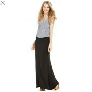 Black maxi skirt