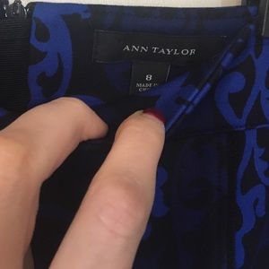 Ann Taylor Pencil Skirt - Bright Blue
