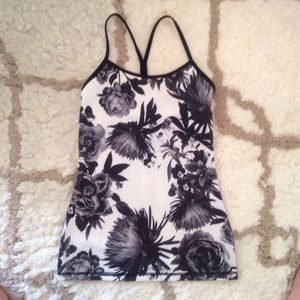 Lululemon Floral Racerback Tank