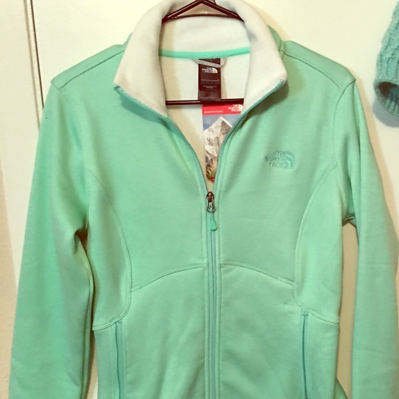 Mint Green North Face Jacket