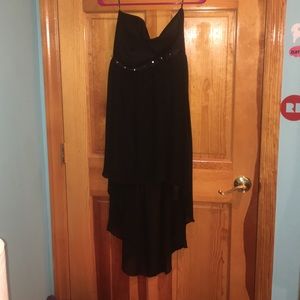Black High-Low dress