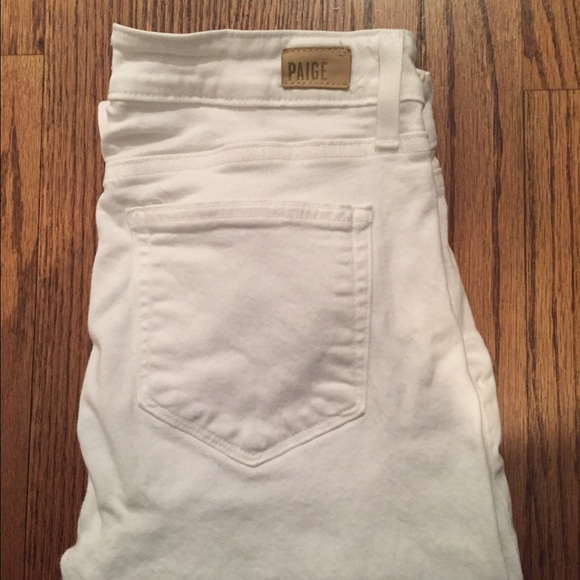 PAIGE Pants - Paige white skinny jeans