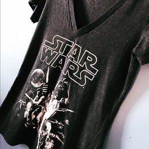 SOLD Vintage Star Wars V-Neck Shirt