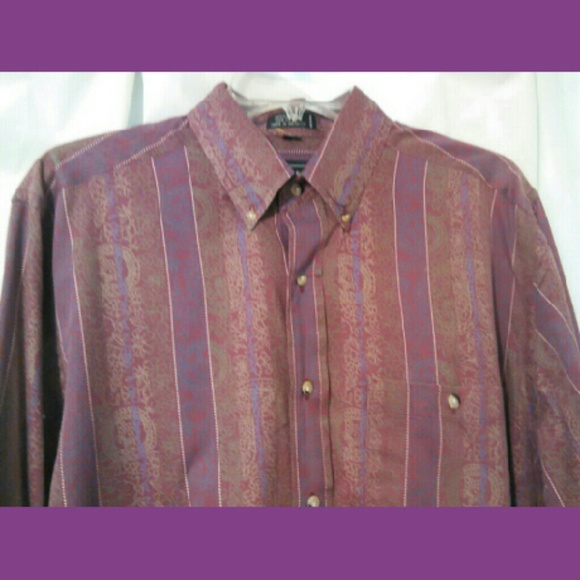 SOLD!  Preswick & Moore 100% Cotton L/S Shirt~M - Picture 1 of 4