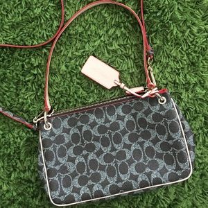 COACH Leather Signature Bag