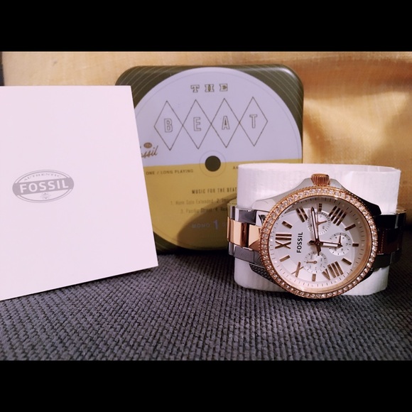 Fossil Gold w/ Silver