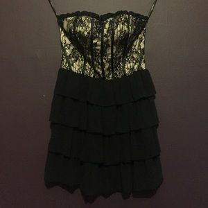 LACE Mini dress - strapless