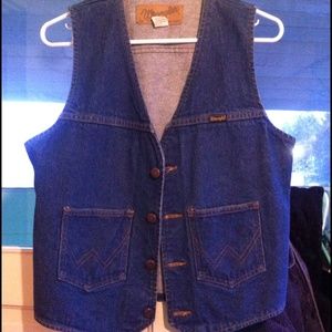 WRANGLER 70's denim vest S/M USA made